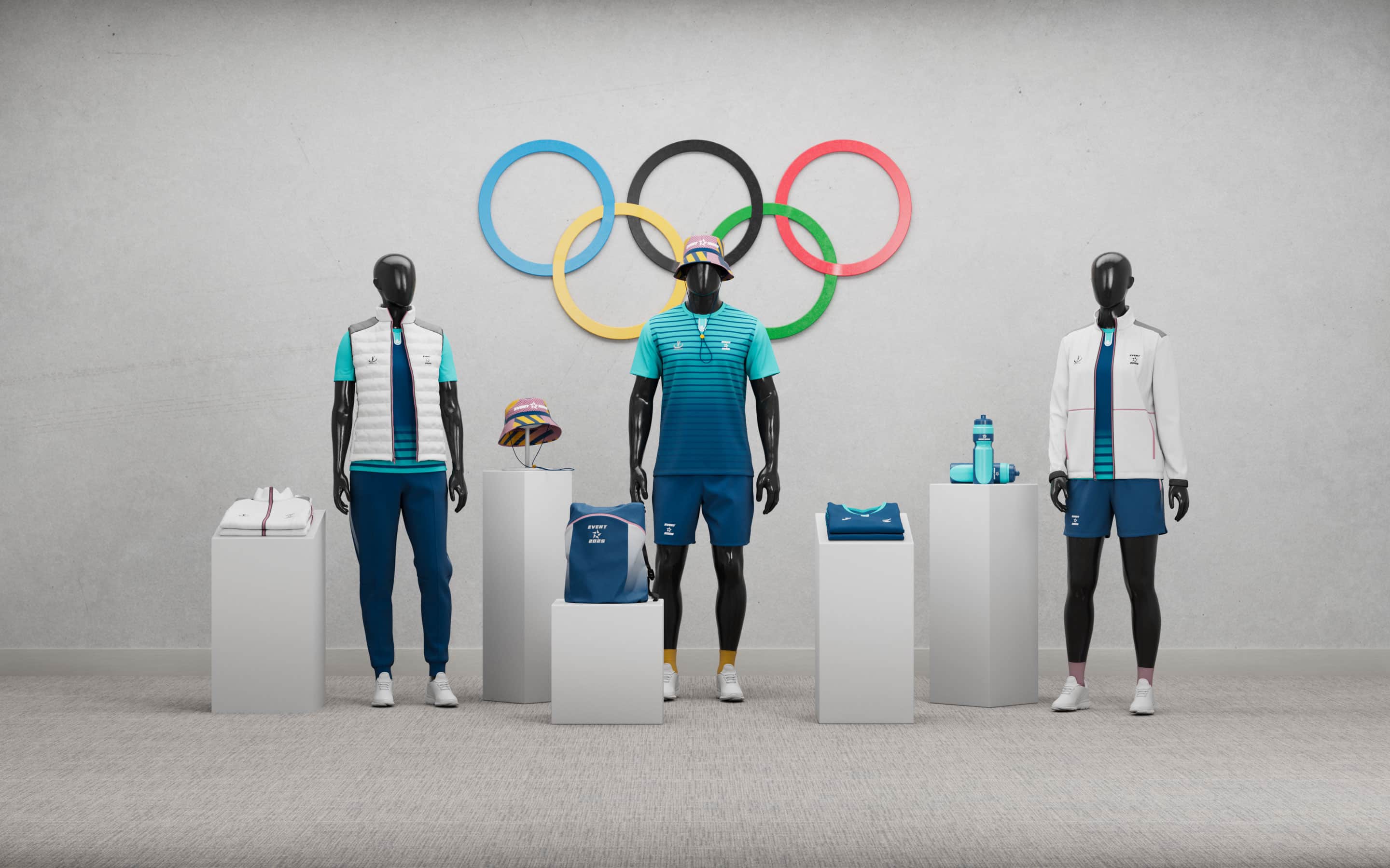 Custom sport event merchandise designed with Hutter Products’ 3D configurator