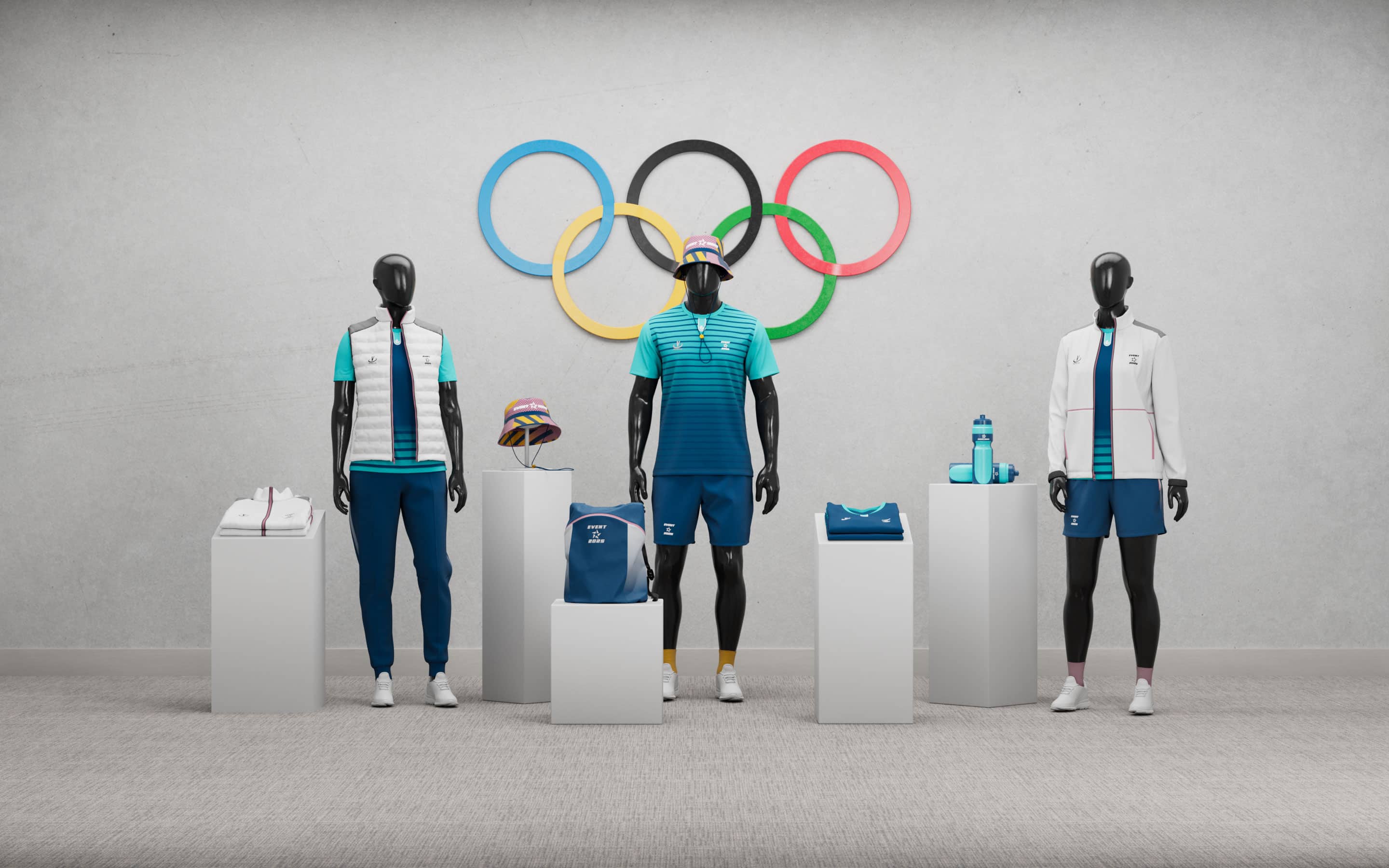 Custom branded merchandise for corporate events designed with Hutter Products’ 3D configurator