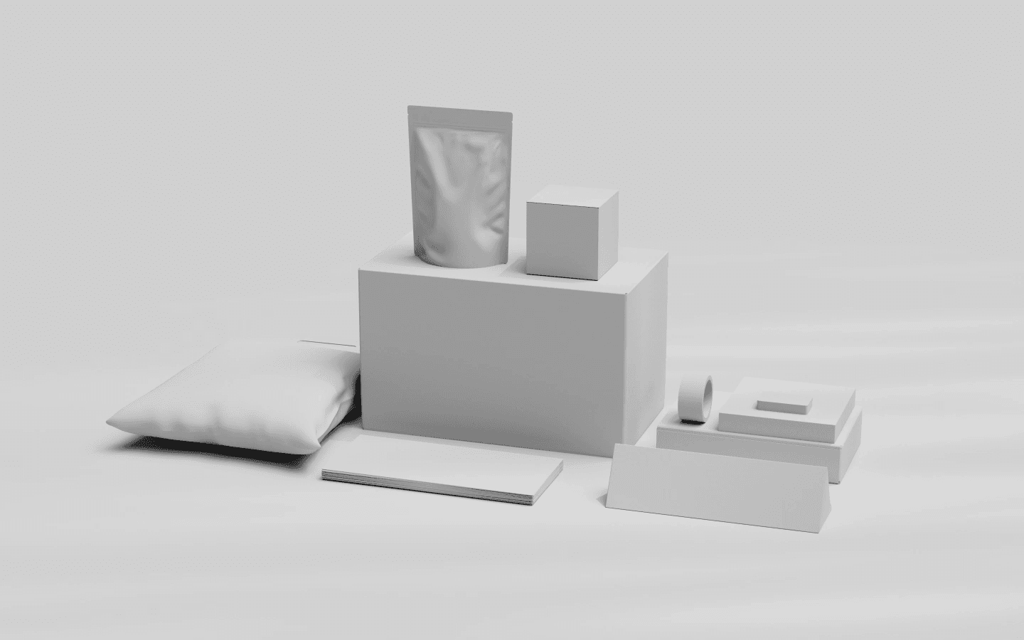 Custom retail packaging created with MerchandAise AI 3D configurator